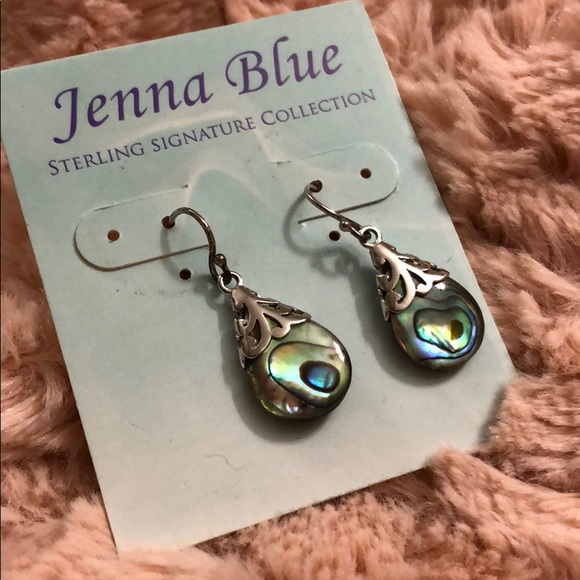 NWT Jenna Blue Sterling Silver Collection Earrings - Picture 3 of 3